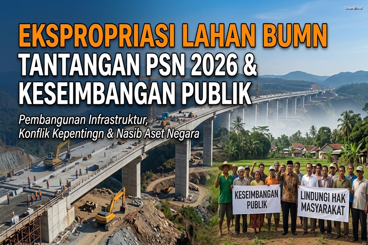 Ekspropriasi Lahan BUMN: Tantangan PSN 2026 dan Keseimbangan Publik