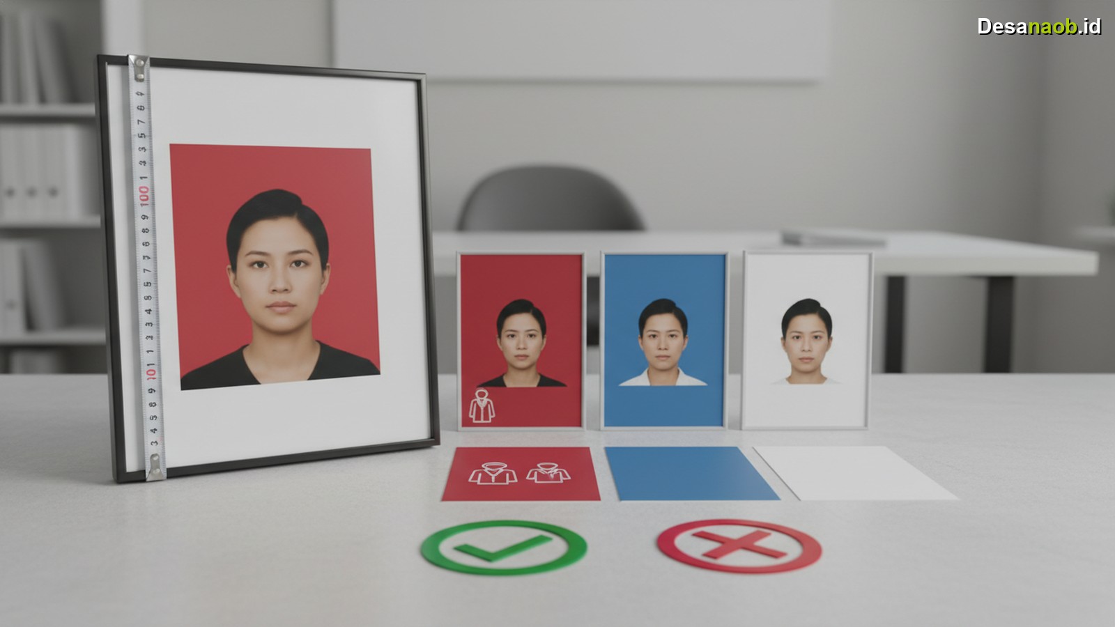 Ilustrasi Foto CPNS yang Benar 2026: Ukuran, Warna, Latar Belakang. Jangan Salah!