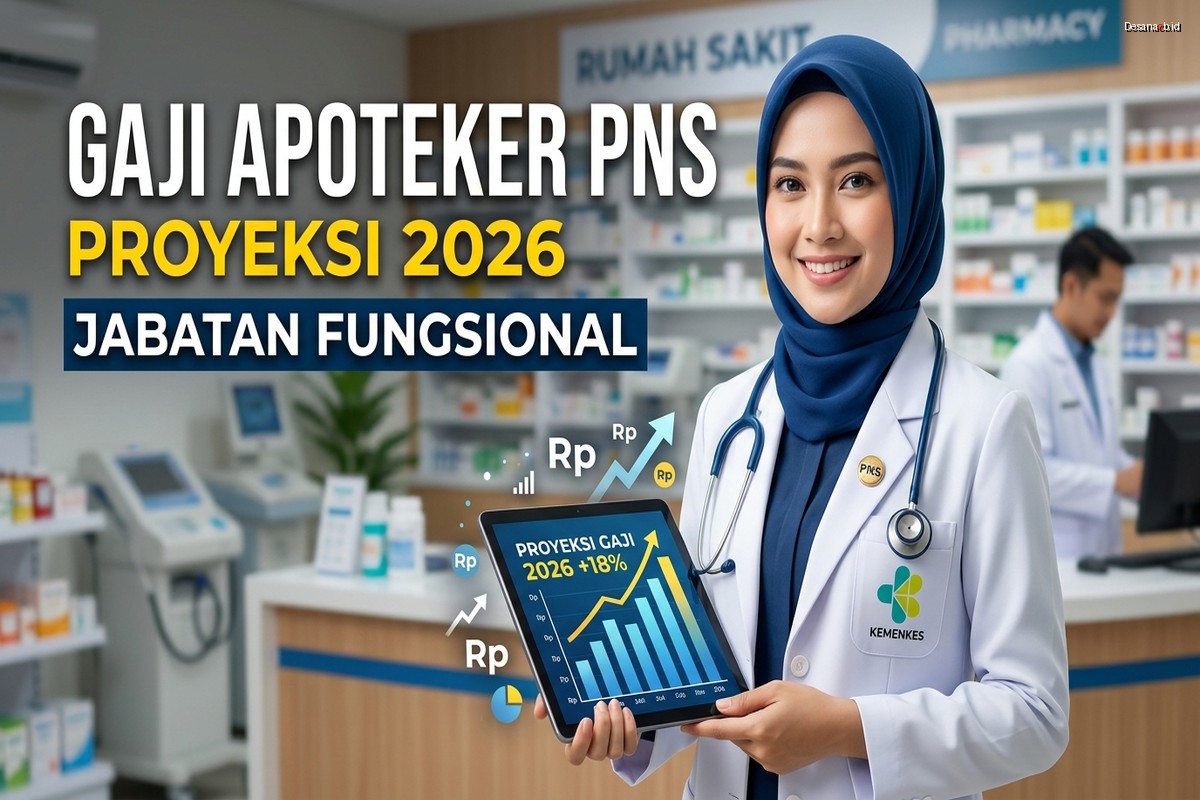 Gaji Apoteker PNS - Proyeksi 2026 & Jabatan Fungsional