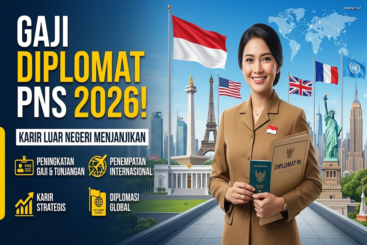Gaji Diplomat PNS 2026: Karir Luar Negeri Menjanjikan
