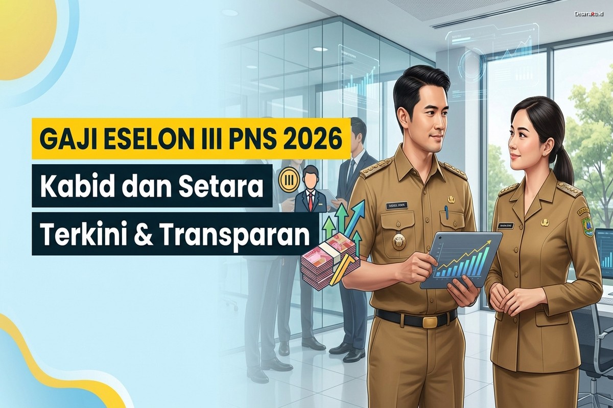 Gaji Eselon III PNS 2026: Kabid dan Setara Terkini