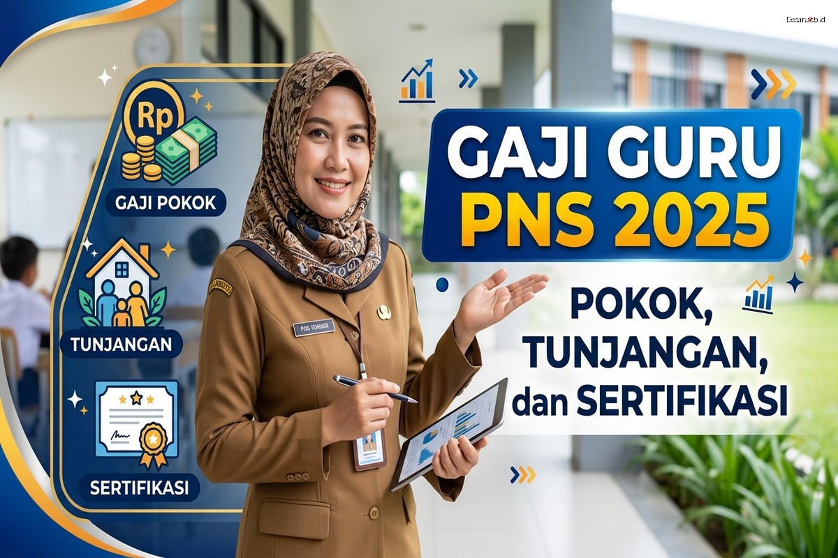 Gaji Guru PNS 2025: Pokok, Tunjangan, dan Sertifikasi