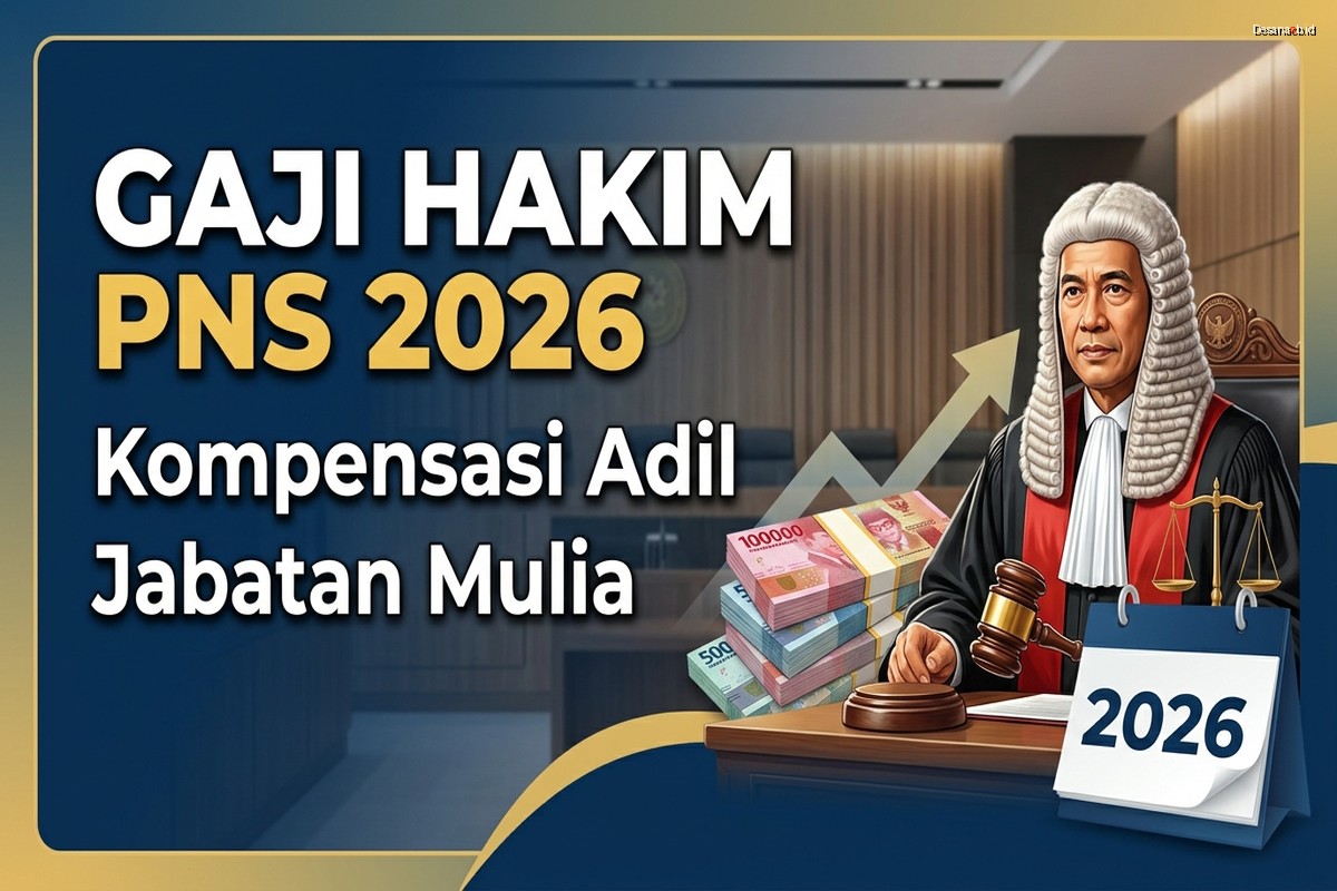Gaji Hakim PNS 2026: Kompensasi Adil Jabatan Mulia