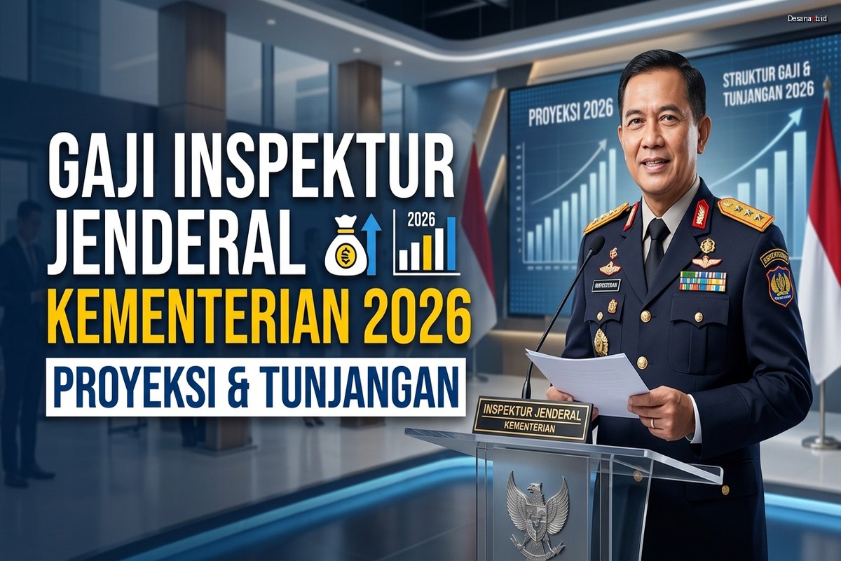 Gaji Inspektur Jenderal Kementerian 2026: Proyeksi dan Tunjangan