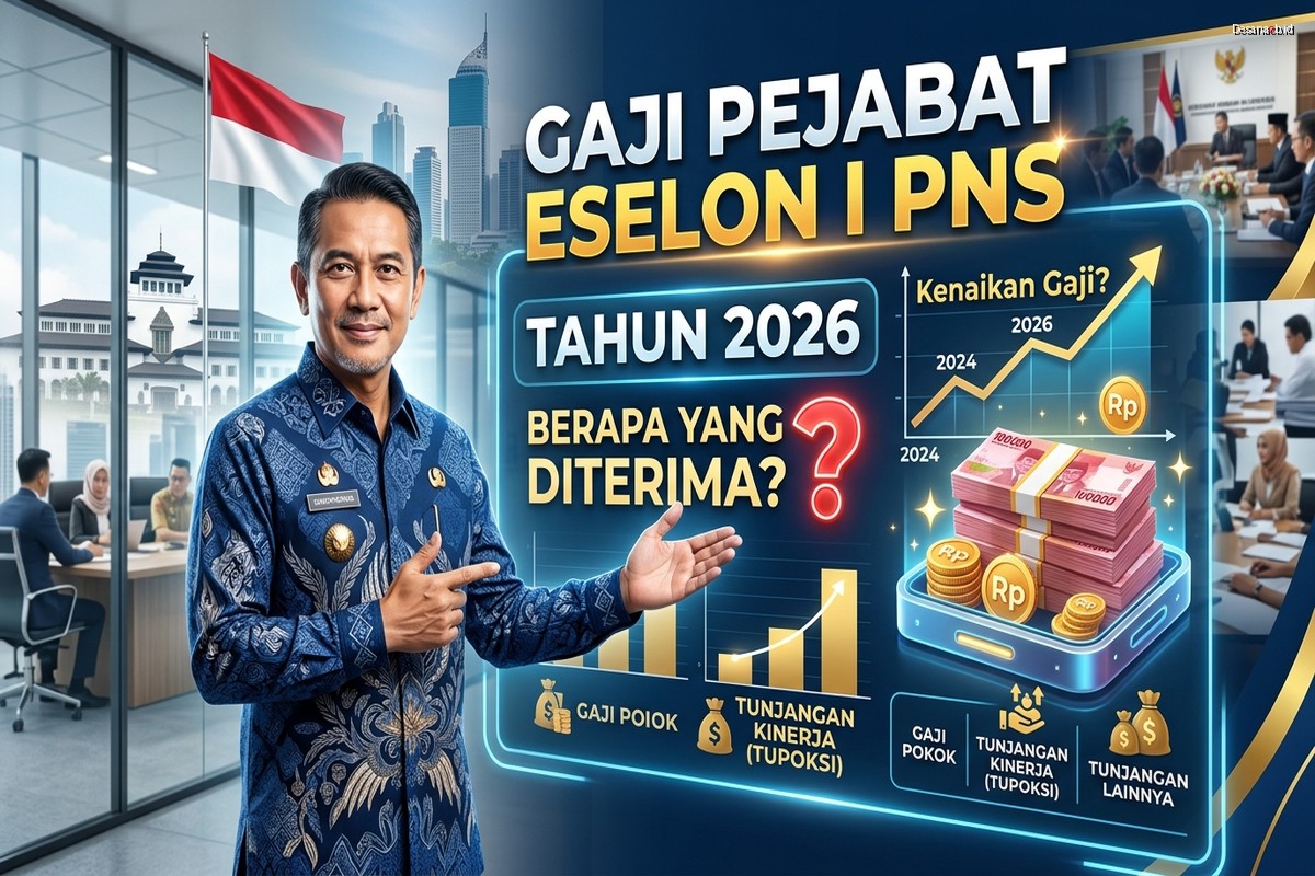 Gaji Pejabat Eselon I PNS - Berapa yang Diterima di 2026?
