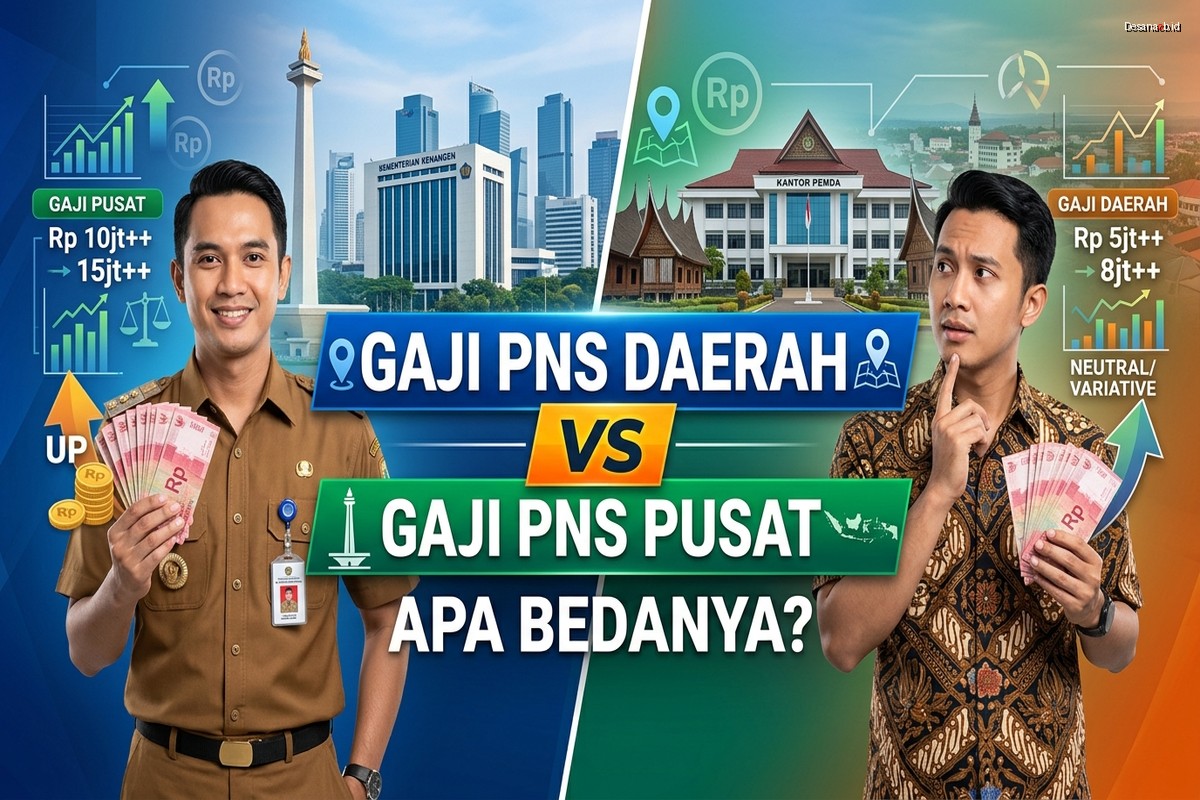 Gaji PNS Daerah vs PNS Pusat: Apa Bedanya?