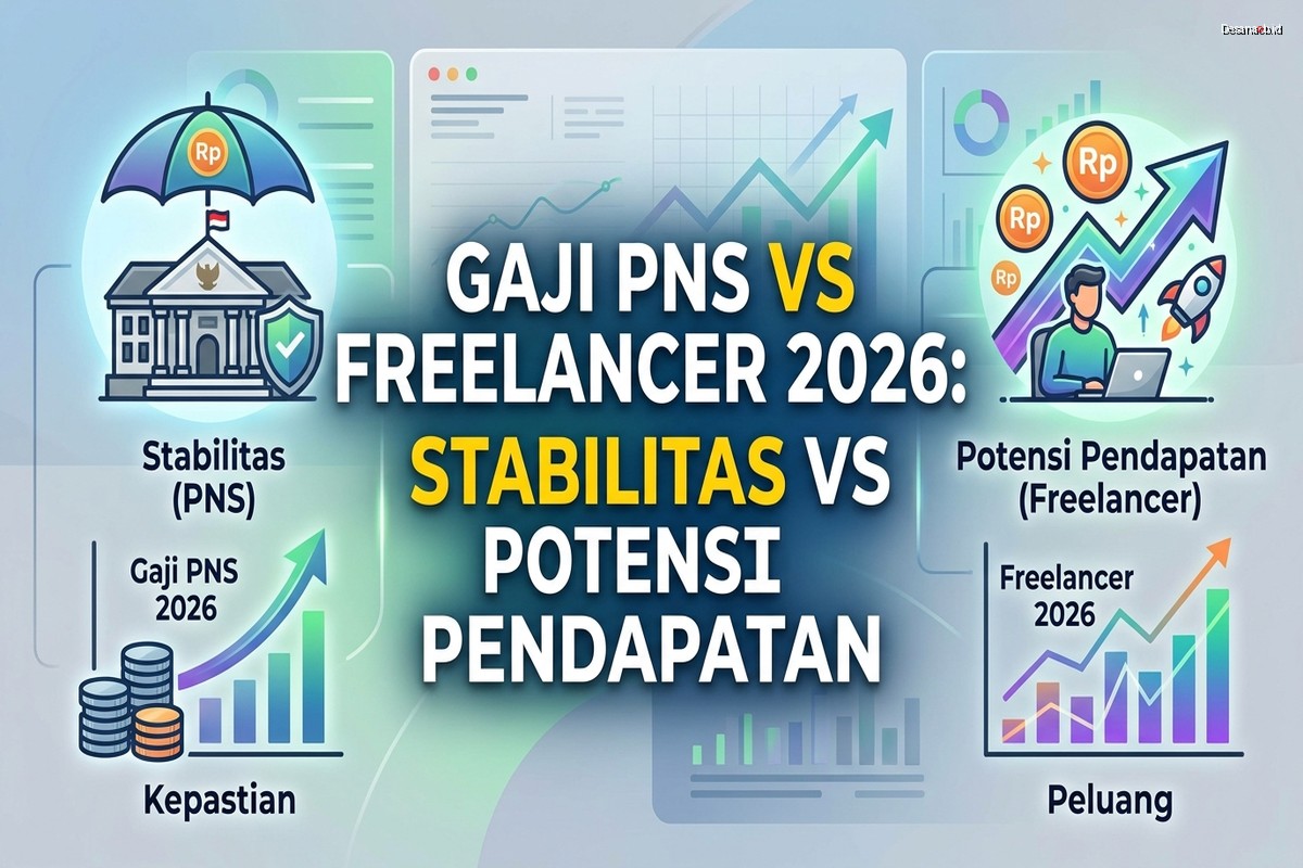 Gaji PNS Freelancer 2026: Stabilitas vs Potensi Pendapatan