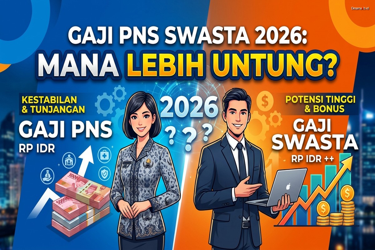 Gaji PNS Swasta 2026: Mana Lebih Untung?