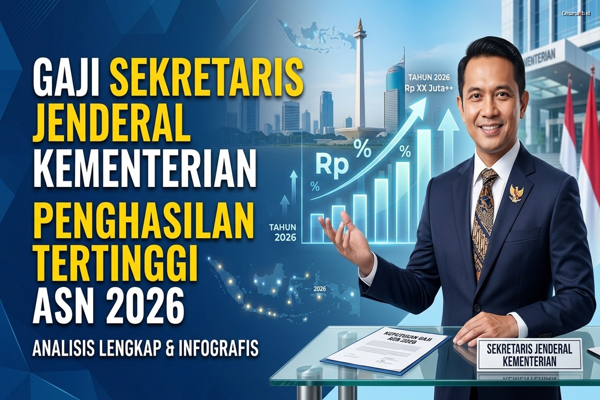 Gaji Sekretaris Jenderal Kementerian: Penghasilan Tertinggi ASN 2026