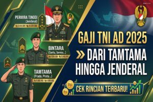 Gaji TNI AD 2025 - Dari Tamtama hingga Jenderal