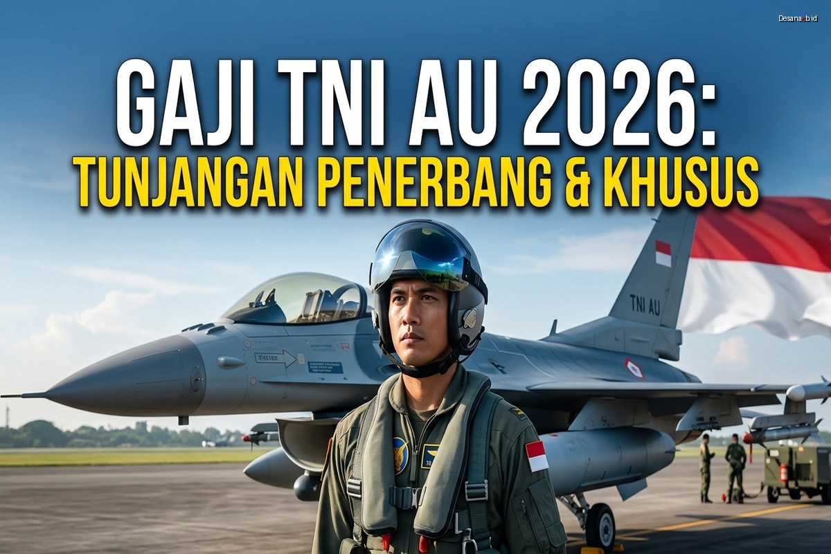 Gaji TNI AU 2026: Tunjangan Penerbang dan Khusus