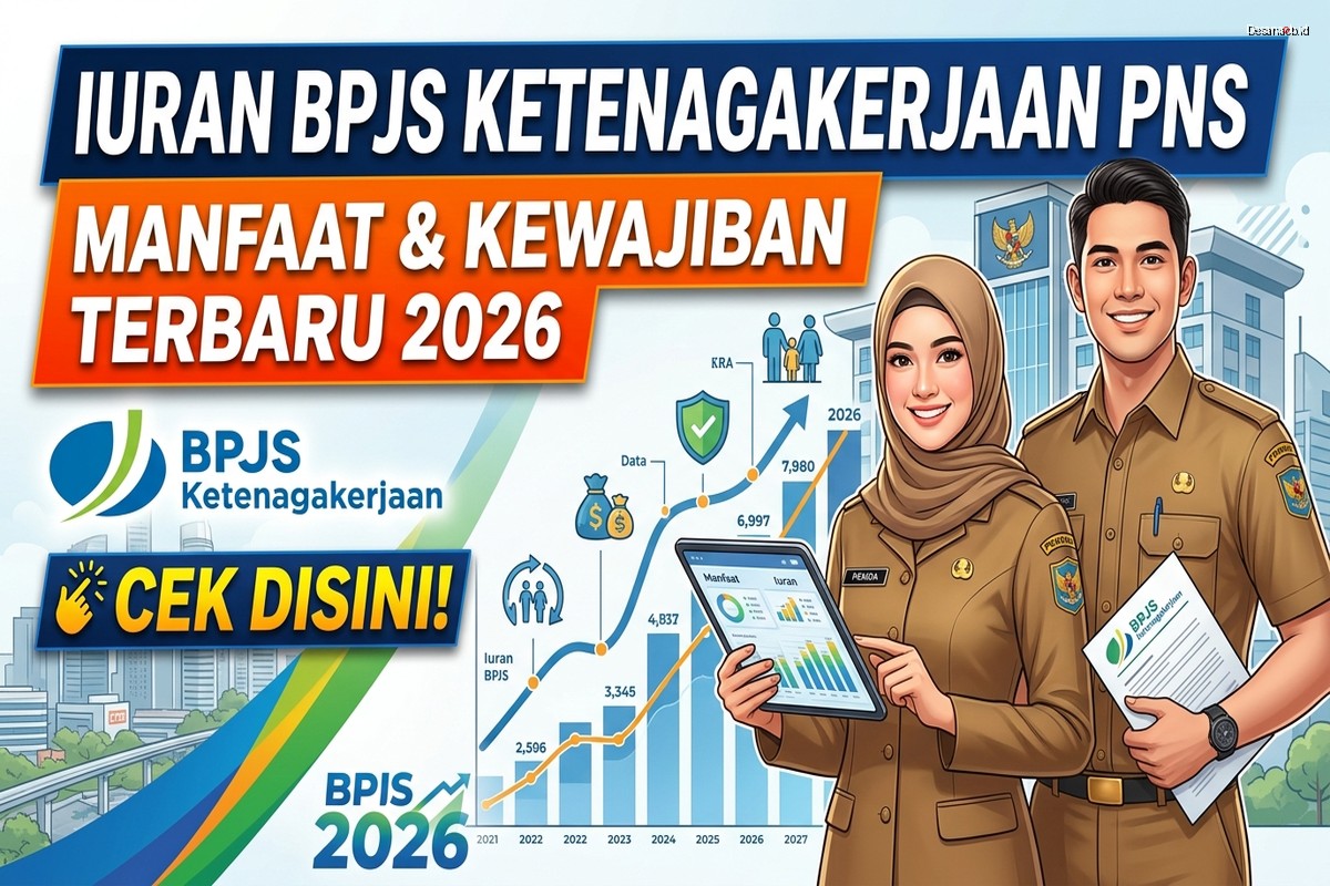 Iuran BPJS Ketenagakerjaan PNS: Manfaat & Kewajiban Terbaru 2026