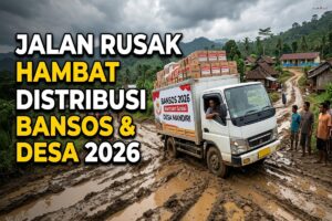 Jalan Rusak Hambat Distribusi – Dampak pada Bansos & Desa 2026