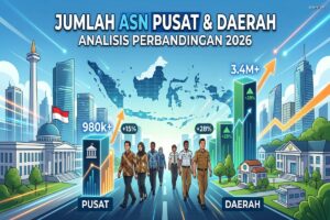 Jumlah ASN Pusat Daerah: Analisis Perbandingan 2026