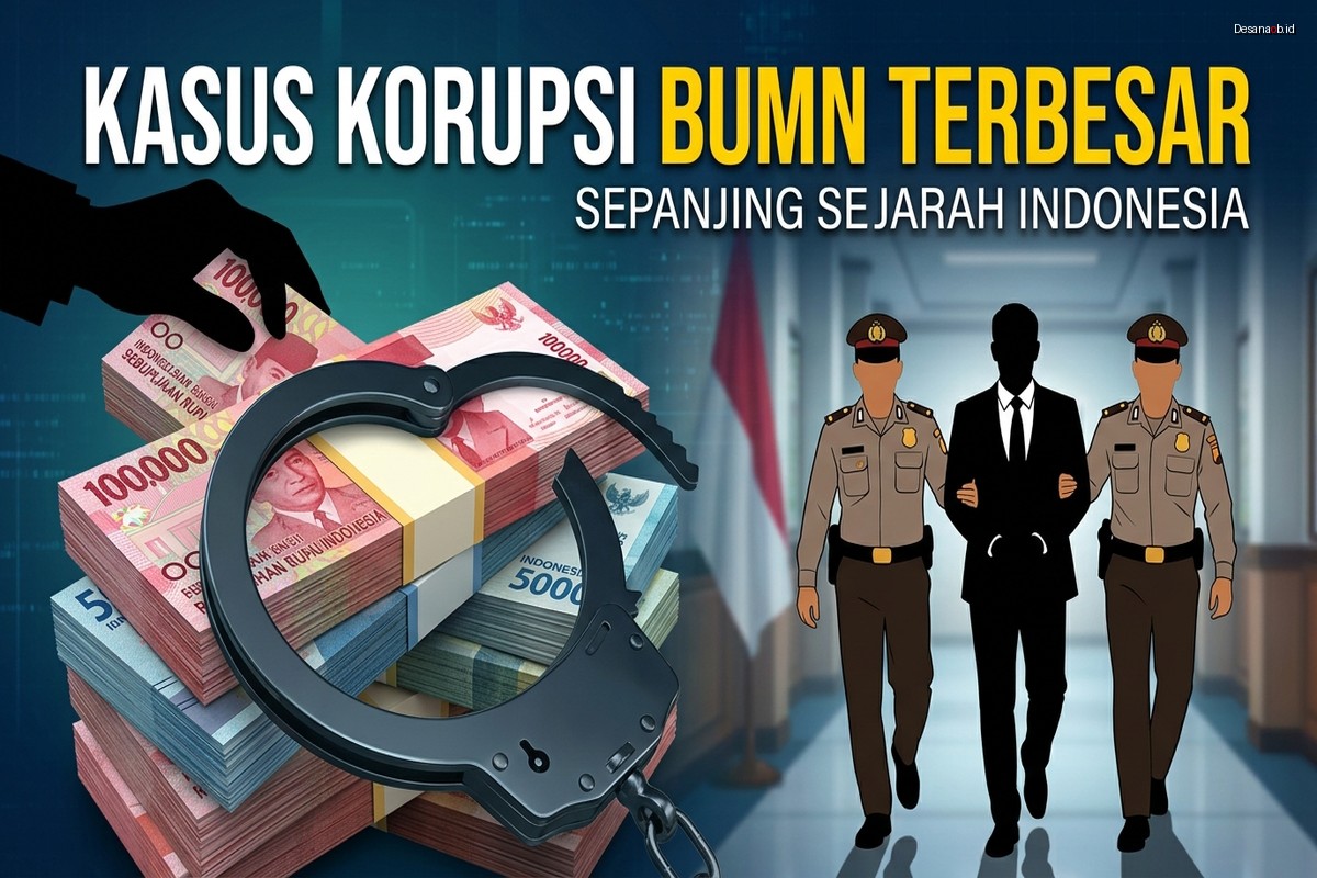Kasus Korupsi BUMN Terbesar Sepanjang Sejarah Indonesia