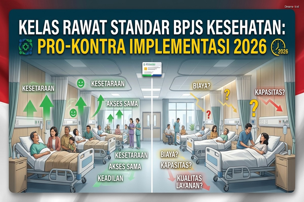 Kelas Rawat Standar BPJS Kesehatan - Pro-Kontra Implementasi 2026