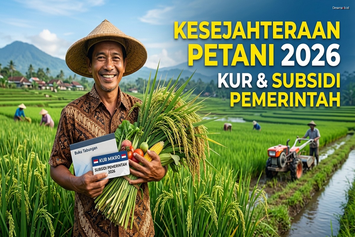 Kesejahteraan Petani 2026 - KUR & Subsidi Pemerintah