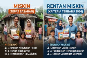Kriteria Penerima Bansos: Miskin vs Rentan Miskin Terbaru 2026