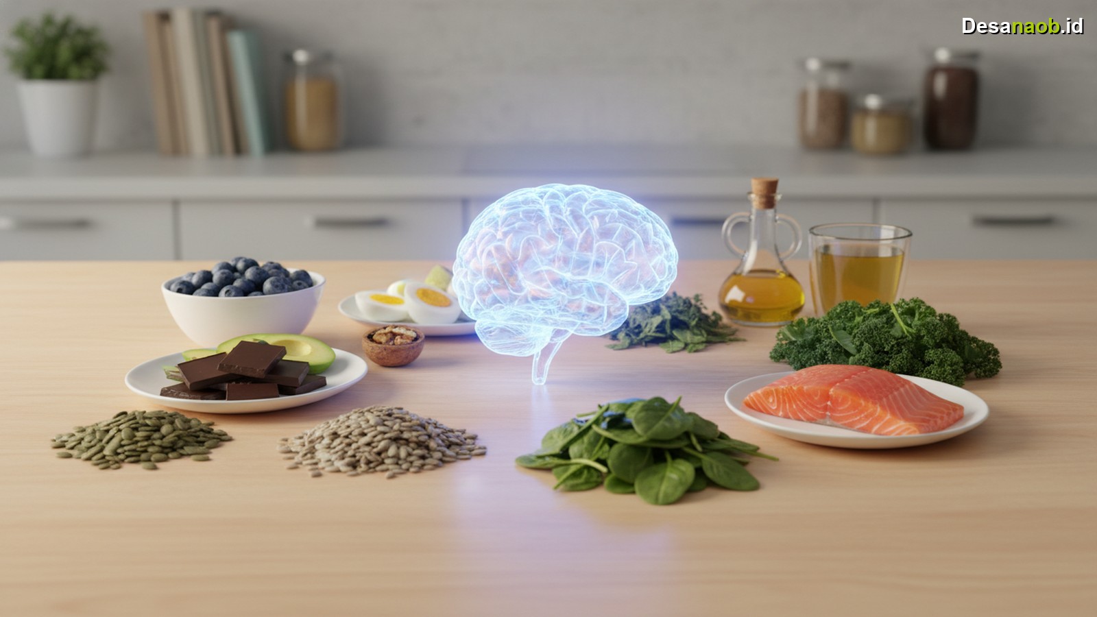 Ilustrasi Nutrisi Otak CPNS: 7 Makanan Rahasia Tingkatkan Fokus 2026!