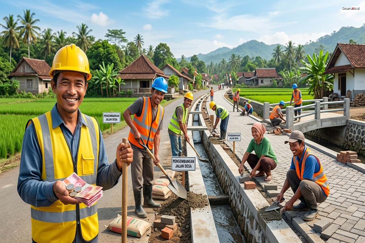 Padat Karya Tunai Desa – Bansos Sambil Membangun Efektif 2026