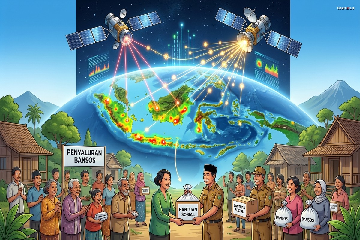 Pemetaan Kemiskinan Satelit - Bansos: Dari Langit ke Bumi