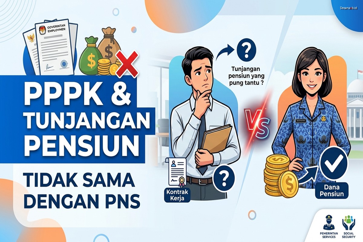 PPPK dan Tunjangan Pensiun: Tidak Sama dengan PNS