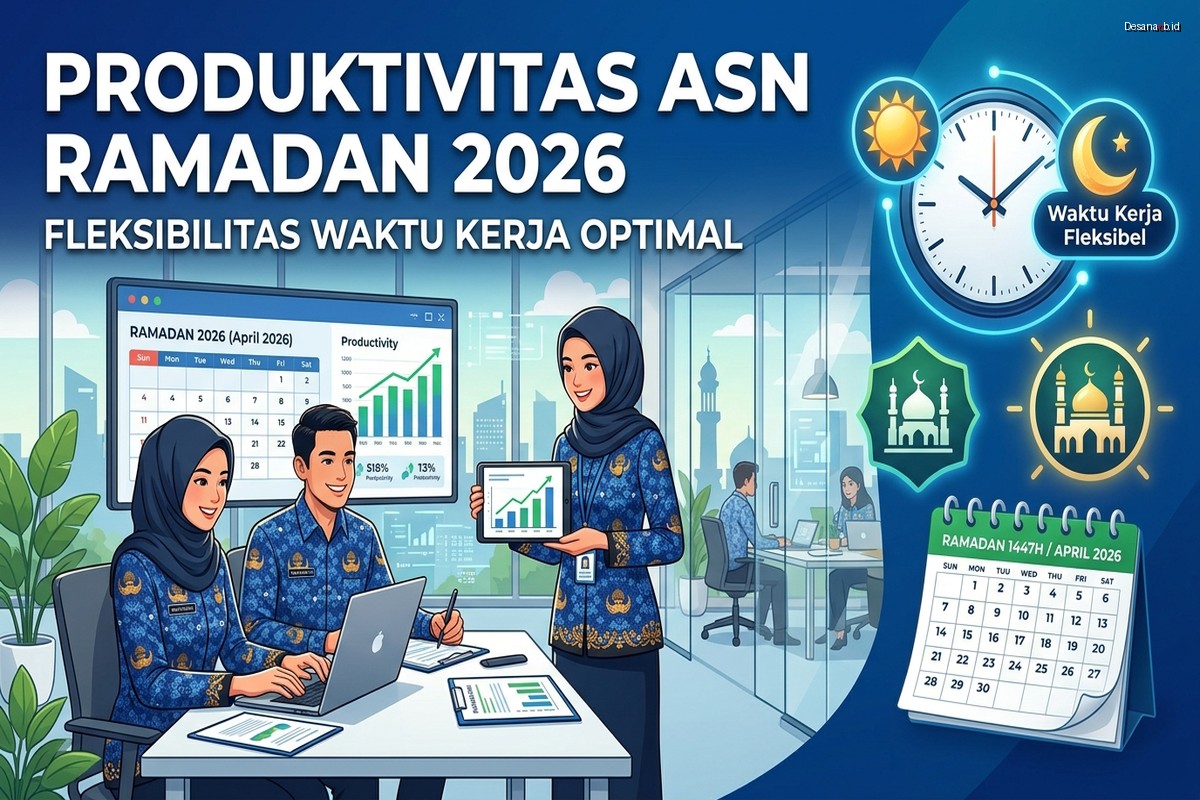 Produktivitas ASN Ramadan 2026: Fleksibilitas Waktu Kerja Optimal