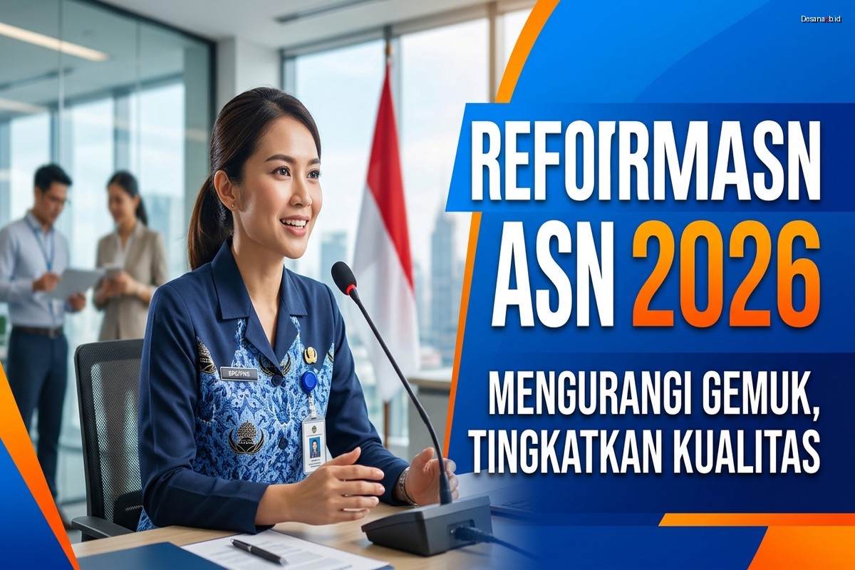 Reformasi ASN 2026: Mengurangi Gemuk, Tingkatkan Kualitas