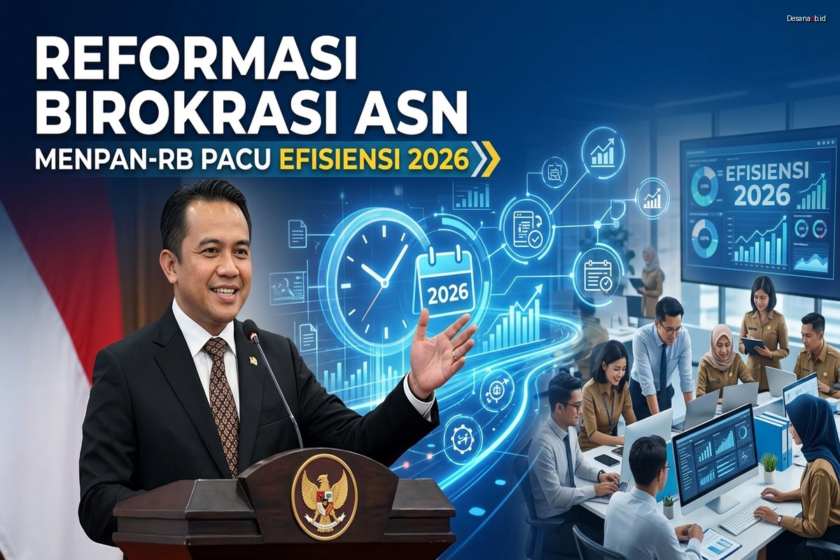 Reformasi Birokrasi ASN: Menpan-RB Pacu Efisiensi 2026