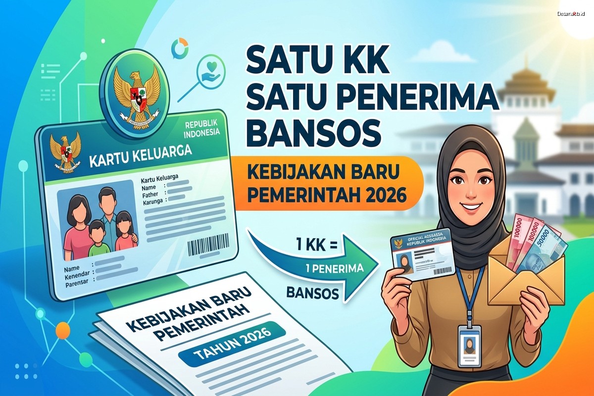 Satu KK Satu Penerima Bansos: Kebijakan Baru Pemerintah 2026
