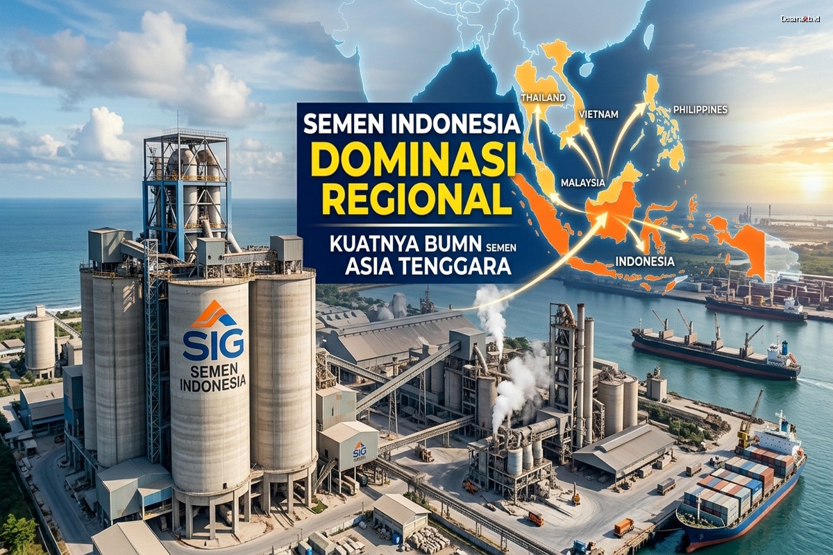 Semen Indonesia Dominasi Regional - Kuatnya BUMN Semen Asia Tenggara