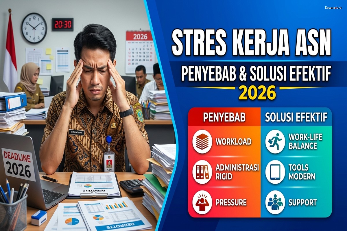 Stres Kerja ASN: Penyebab dan Solusi Efektif 2026