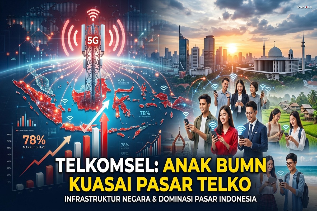 Telkomsel: Anak BUMN yang Kuasai Pasar Telekomunikasi