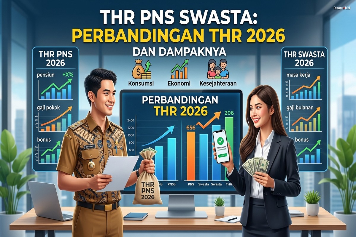 THR PNS Swasta: Perbandingan THR 2026 & Dampaknya