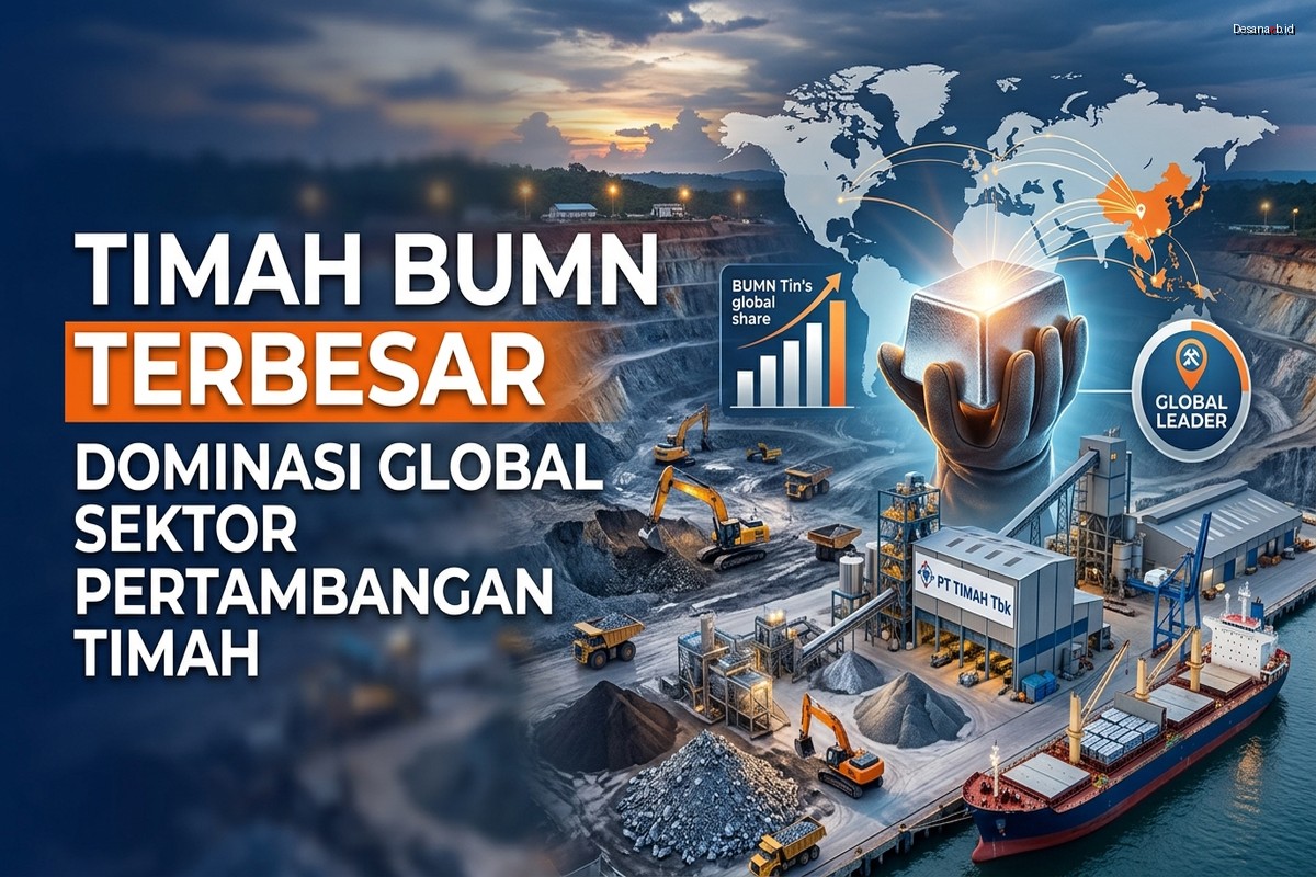 Timah BUMN Terbesar: Dominasi Global Sektor Pertambangan Timah