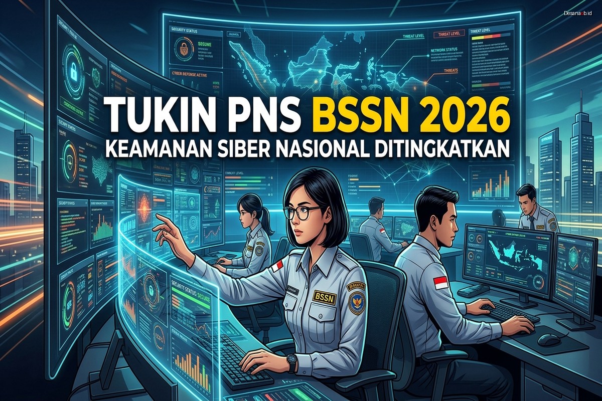 Tukin PNS BSSN 2026: Keamanan Siber Nasional Ditingkatkan