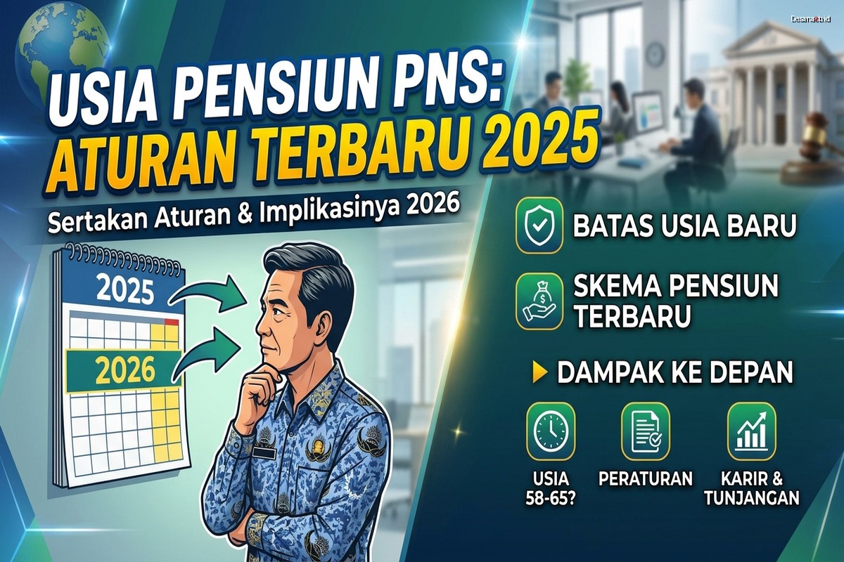 Usia Pensiun PNS: Aturan Terbaru 2025 dan Implikasinya 2026